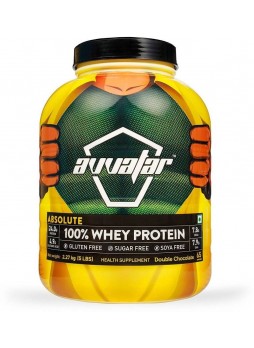 Avvatar Absolute 100% Whey Protein 5 lbs (2.27 kg) Double Chocolate